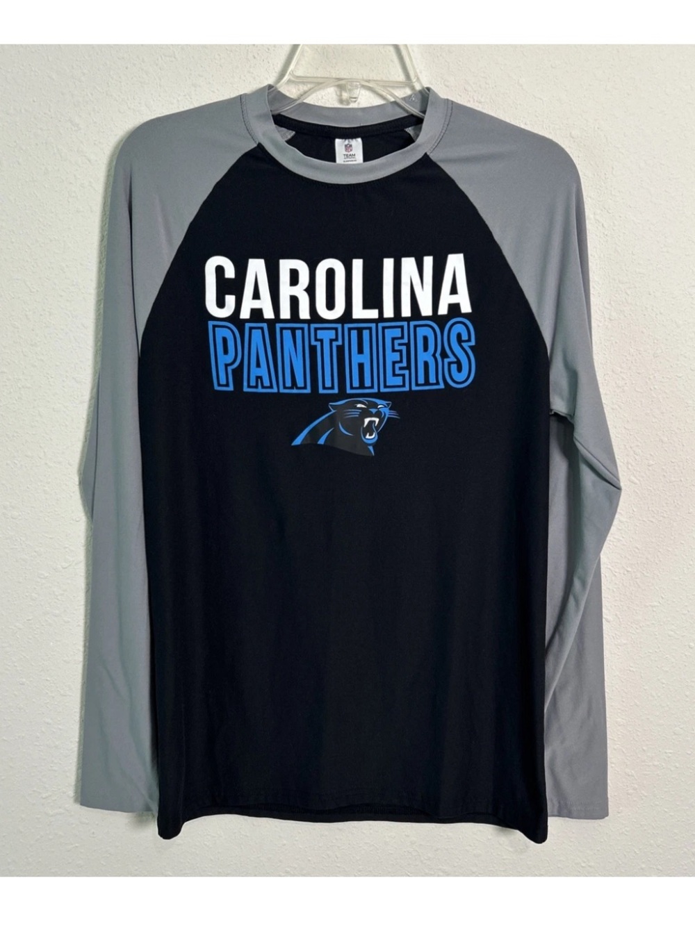 Carolina Panthers NFL Apparel Women’s XS Sleepwear Loungewear Long Sleeve Top